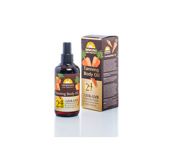SUN ulje za brzo tamnjenje SPF 24, 200ml Hedera Vita